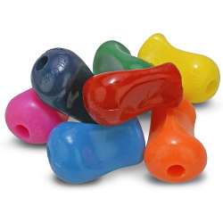 The Pencil Grip The Original Pencil Grips, 1-1/2", Assorted Colors, Pack Of 12 Grips