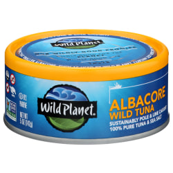 Wild Planet Wild Albacore Tuna Pouches, Low Mercury, 5 Oz, Total Qty 12