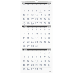 2023-2025 AT-A-GLANCE® Contemporary 3-Month Reference Wall Calendar, 12" x 27", December 2023 to February 2025, PM11X28