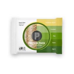 Protein Puck Sun Butter, Coconut, Almond Paleo Protein Bars, 3.25 Oz., Box of 16