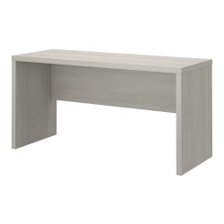 kathy ireland® Office by Bush Business Furniture Echo 60"W Credenza Desk, Gray Sand, Standard Delivery