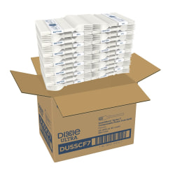 Dixie® TriTower Compostable Forks, White, 40 Forks Per Box, Case Of 24 Boxes