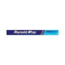 Reynolds Wrap® Heavy-Duty Aluminum Foil Rolls, 18" x 75', Silver, Pack Of 20 Rolls