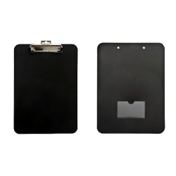 Baumgartens® Unbreakable Clipboard, 8 1/2" x 11", 90% Recycled, Black