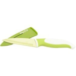 Starfrit 3.5" Paring Knife with Sharpening Sheath - Paring Knife - 1 x Paring Knife - Paring, Cutting - Dishwasher Safe - High Carbon Stainless Steel - Green