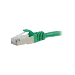 C2G 7ft Cat6 Ethernet Cable - Snagless Shielded (STP) - Green - Patch cable - RJ-45 (M) to RJ-45 (M) - 7 ft - screened shielded twisted pair (SSTP) - CAT 6 - molded, snagless, stranded - green