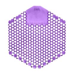 Fresh Products Wave 3-D Urinal Screens, 7", Fabulous Scent, Purple, Pack Of 60 Urinal Screens