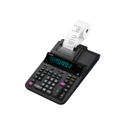 Casio® DR120R Desktop Printing Calculator, DR120R-BK