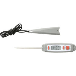 Taylor 9847N 5* Commercial Anti-Microbial Instant Read Thermometer - Auto-off, Hold Function, Water Proof, Antimicrobial - For Kitchen