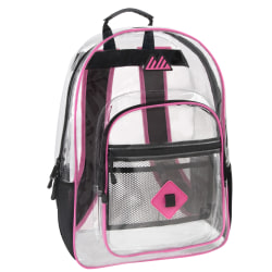 Trailmaker Clear Backpack, Pink