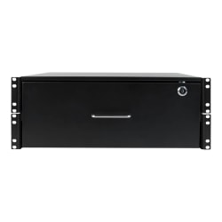 Tripp Lite 4U Locking Rackmount Storage Drawer Rack Enclosures/ Open Frame - Rack storage drawer - black - 4U - 19"