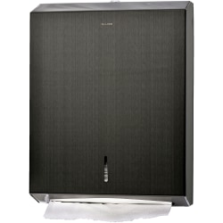 Alpine Industries C-Fold Multi-Fold Paper Towel Dispenser, 14"Hx11.2"Wx4"D, Antique Nickel