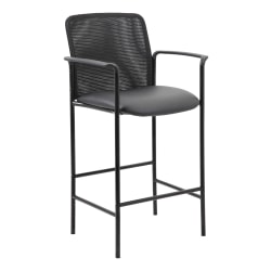 Boss Office Products Contemporary Mesh Counter Stool, Black