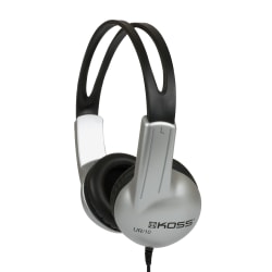 Koss® UR10 Stereo Headphones, Silver