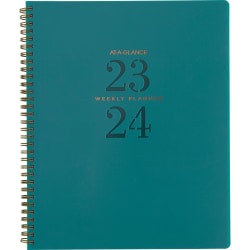 2023-2024 AT-A-GLANCE®&nbsp;Signature&nbsp;Lite&nbsp;Academic Weekly/Monthly Planner,&nbsp;8-1/2" x 11", Maroon,&nbsp;July 2023 to June 2024, YP90LA12