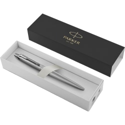 Parker® Jotter XL Ballpoint Pen, Medium Point, 0.7 mm, Silver Barrel, Blue Ink