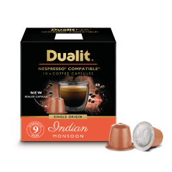 Dualit And Nespresso® Compatible Coffee NX Pods, Indian Monsoon Espresso, Carton Of 60