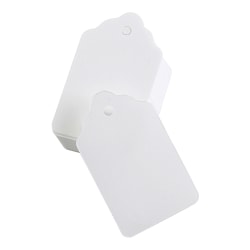 Garvey Merchandise Price Tags, 1-1/8" x 1-7/16", White, Pack Of 1,000 Tags