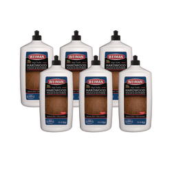 WEIMAN® High Traffic Hardwood Polish and Restorer, 32 oz Squeeze Bottle, Box Of 6