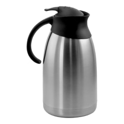 MegaChef 2 Quart Stainless Steel Thermal Beverage Carafe for Coffee and Tea, 995112001M