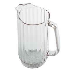 Cambro Camwear® Pitchers, 32 Oz, Clear, Pack Of 6 Pitchers