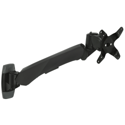 Mount-It! MI-34114 Fully Adjustable Monitor Wall Mount, 6"H x 2-9/16"W x 17"D, Black