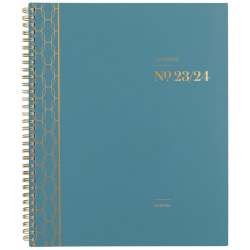 2023-2024 Cambridge® WorkStyle Balance Academic Weekly/Monthly Planner, 8-1/2" x 11", Teal, July 2023 To June 2024, 1606-905A-12