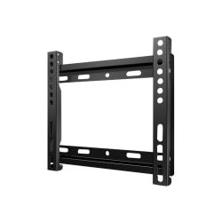Secura QSL22 - Mounting kit (wall mount, mounting brackets) - low profile - for flat panel - lockable - black - screen size: 10"-39"