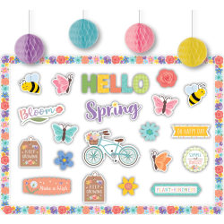 Teacher Created Resources Create & Decorate Quick Kit, Hello Spring, Total Qty 1