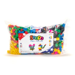 Snapo Building Blocks, Mega Builders Kit, 1100 Pieces
