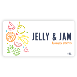 Full Color Custom Printed Labels And Stickers, Rectangle,  2" x 4", Box Of 125