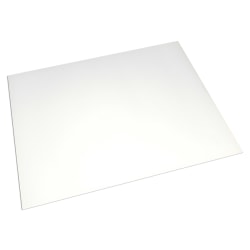 UCreate Poster Board Sheets, 10 pt. Card Stock, 14" x 22", White, Carton Of 100 Sheets