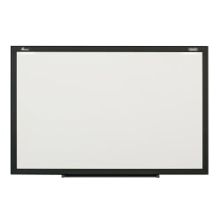 SKILCRAFT® Magnetic Dry-Erase Whiteboard, 36" x 48", Aluminum Frame With Black Finish (AbilityOne 7110 01 651 1291)