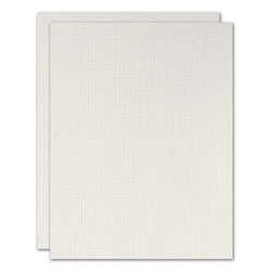 Blank Stationery Second Sheets For Custom Letterhead, 24 Lb, 8-1/2" x 11", Gray Linen, Box Of 500 Sheets
