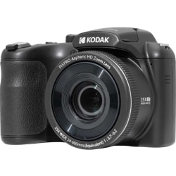 Kodak PIXPRO AZ255 16.4 Megapixel Compact Camera - Black - 1/2.3" BSI CMOS Sensor - Autofocus - 3"LCD - 25x Optical Zoom - 4x Digital Zoom - Optical (IS) - 4608 x 3456 Image - 1920 x 1080 Video - Full HD Recording - HD Movie Mode