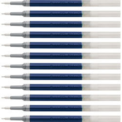 EnerGel Liquid Gel Pen Refill - 0.50 mm, Fine Point - Blue Ink - Smudge Proof, Smear Proof, Quick-drying Ink, Glob-free, Smooth Writing - 12 / Box