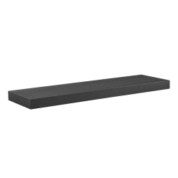 Eurostyle Barney Floating Shelf, 2"H x 36"W x 10"D, Black
