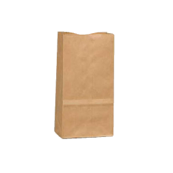 Duro Bag General Paper Bags, 2#, 7 7/8" x 4 5/16" x 2 7/16", 30 Lb Base Weight, 40% Recycled, Brown Kraft, Bundle Of 500