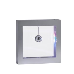 Adesso® Simplee Disco Ball Light Box, 9"H, Silver
