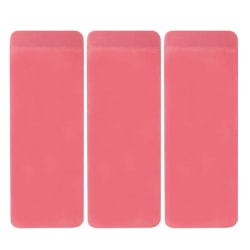 Trailmaker Rubber Erasers, 2-1/4" x 3/4", Pink, Pack Of 100 Erasers, Set Of 3 Packs