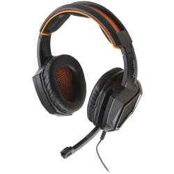 X Rocker XH3 Multi-Platform Gaming Headset, Black/Orange