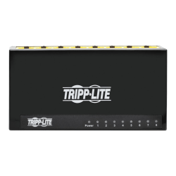 Tripp Lite 8-Port Gigabit Ethernet Switch Desktop RJ45 Unmanaged Switch - Switch - unmanaged - 8 x 10/100/1000 - desktop - AC 100 - 240 V