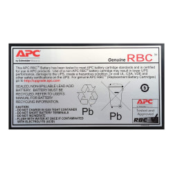 APC Replacement Battery Cartridge #110 - UPS battery - 1 x battery - lead acid - black - for P/N: BE650G2-CP, BE650G2-FR, BE650G2-GR, BE650G2-IT, BE650G2-SP, BE650G2-UK, BR650MI