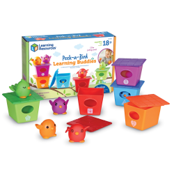 Learning Resources Peek-A-Bird Learning Buddies, Multicolor, Pre-K