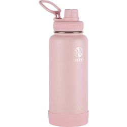 Takeya Actives Spout Reusable Water Bottle, 32 Oz, Blush