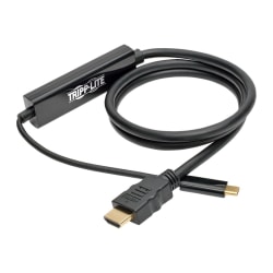 Tripp Lite USB C To HDMI Adapter Cable Converter, 3'