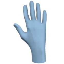 Showa Best Powdered Nitrile Disposable Gloves, Large, Blue, 100 Gloves Per Pack, Case Of 10 Packs