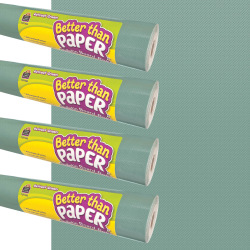 Teacher Created Resources Better Than Paper Bulletin Board Roll, 4' x 12', Retreat Green, 4-Pack