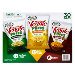 Sensible Portions Garden Veggie Puffs Variety Pack, 0.5 Oz, Pack Of 30