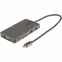 StarTech.com Docking Station - for Notebook/Tablet/Monitor - Yes - SD, microSD - 100 W - USB 3.1 (Gen 1) Type C - DKT30CHVSDPD